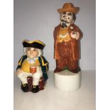 Carlton ware Toby jug and one other