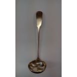 George III small silver fiddle pattern ladle, Edin