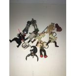 Star wars figures and keychains