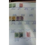 Folder of mint and used Commonwealth stamps from Q