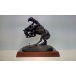 Franklin Mint Remington Art Museum group 'Rattlesn