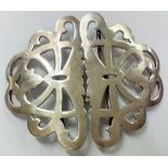 Late Victorian silver nurses' belt buckle, Birming