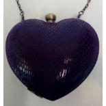 Vera Wang heart shaped ladies evening purse