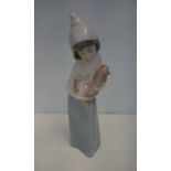 Lladro group, girl with cockerel, height 20cm