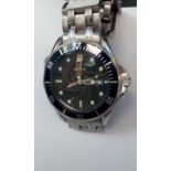 Omega 007 copy wristwatch with spare strap