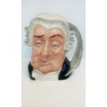 Royal Doulton D6498 'The Lawyer' character jug, he