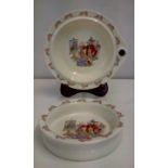 Royal Doulton Bunnykins breakfast bowl and warmer