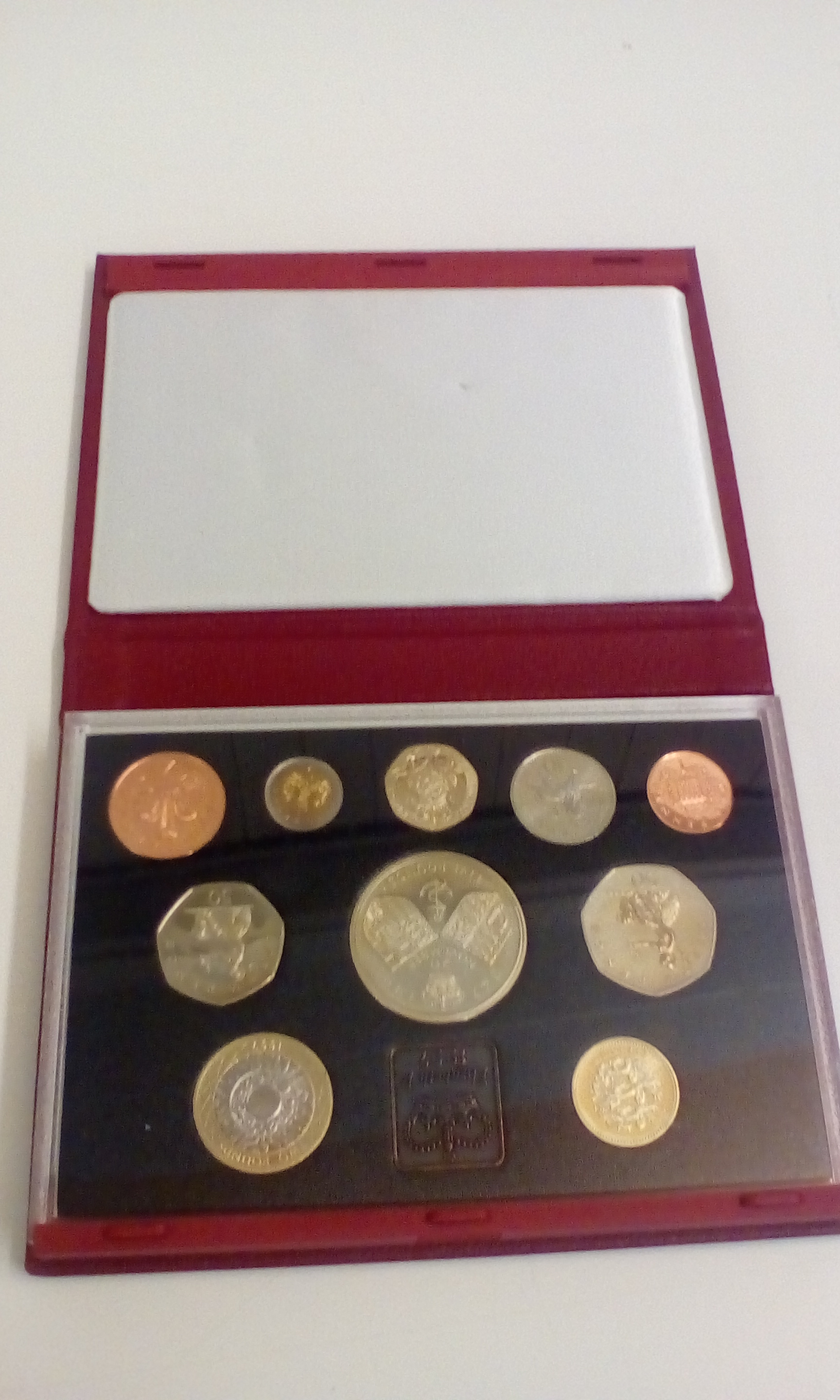 British coin collection 1 pence to £5, 1997