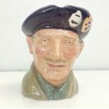 Royal Doulton D6202 character jug 'Monty' height 1