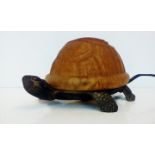 Table lamp in the form of a turtle