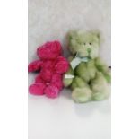 Two Russ teddy bears