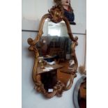 Gilded French style mirror