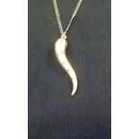 9 ct gold chain and pendant