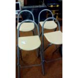 4 folding breakfast bar stools