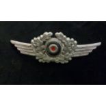 German style WWII cap badge