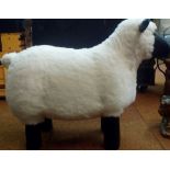 Footstool in the form of a sheep, length 75cm, hei