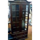 Two drawer Display cabinet