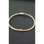 9 ct gold bangle, 5 grams