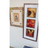 2x framed wall hangings