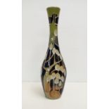 Moorcroft vase in the Fairy Inkcap pattern, height