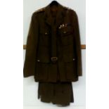 WW2 Royal Army medical core officers uniform. Incl