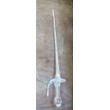 Glass frigger in the form of a sword length- 80cm