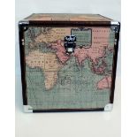 World Map Storage Box 38cm x 38cm