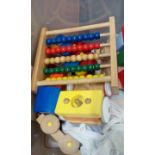 Box of Wooden Toys