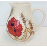 Moorcroft Harvest Poppy Jug 15cm Height