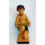 Early Plaster Figurine 55cm Height