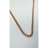 9ct gold chain. 9.4grams Approx 70cm