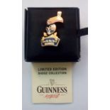 Guinness badge collection pin badge, with original