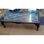 Very Good Quality Glass Topped Coffee Table