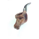 Dogs head smokers pipe