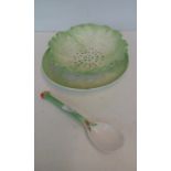 Continental Salad Dish, Plate and Spoon