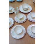 Susie Cooper Part Tea Service - five complete trio