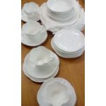 Shelley Dainty White Part Tea Set -