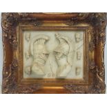 Gilt Framed Wall Plaque, Decorated in Relief with