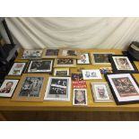 A quantity of framed signed "Fools & Horses" photo stills