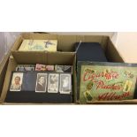 A large quantity of cigarette cards and albums