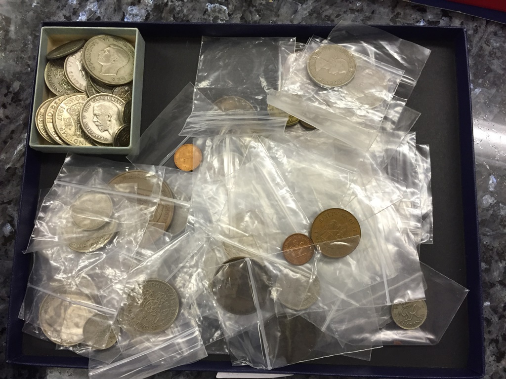A quantity of pre-47 coins and later GB coins