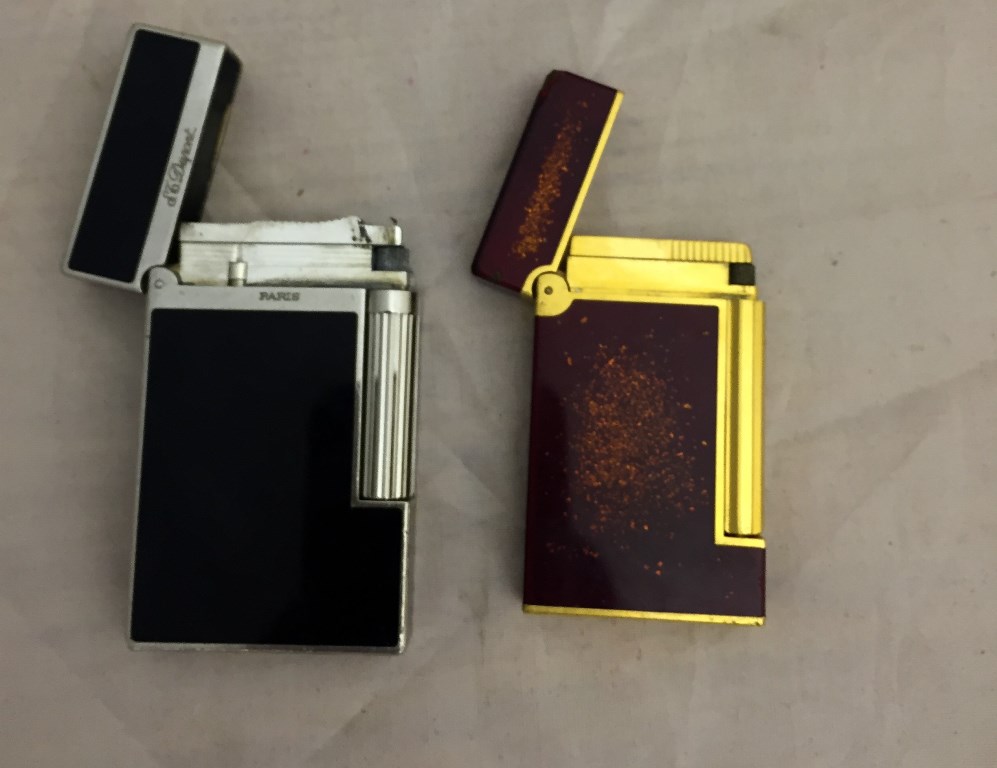 Two original Dupont lighters (one A/F)