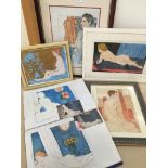 Doris Woolf (20th century): A large quantity of original nude studies