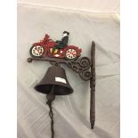 A cast-iron motorbike bell