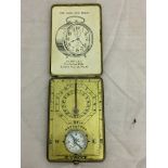 A vintage Ansonia Sun watch,