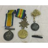 A WWI Trio to 3567 Pte T R Hull,