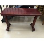 A 19th century mahogany architect's table