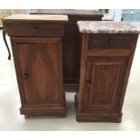 Two 19th century pot cupboards to inc.