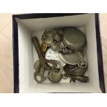 Silver items to inc coins, St Christopher, jewellery,