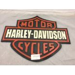 A Harley Davidson plaque